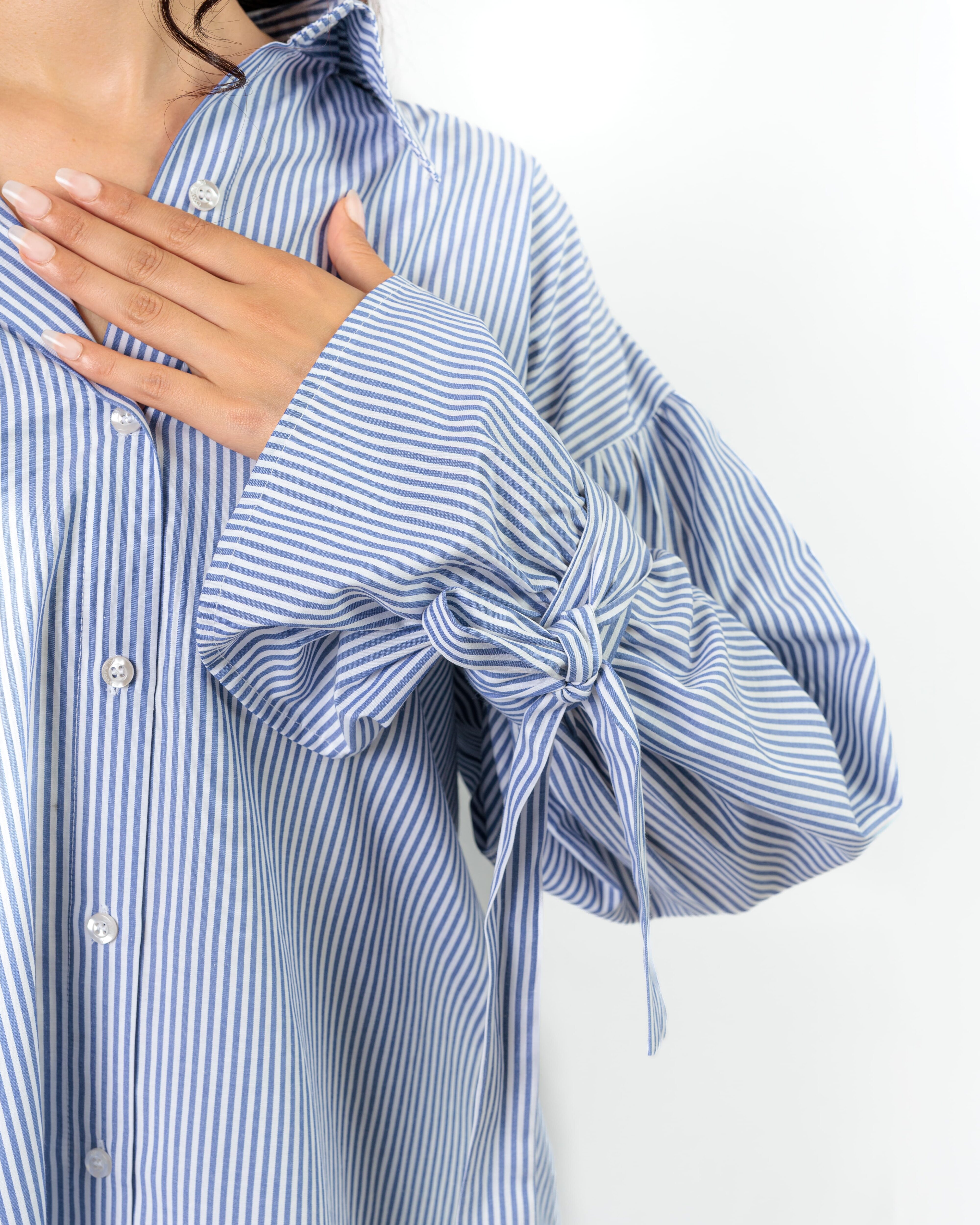 Busan – The Coastal Charm – Bleu rayé